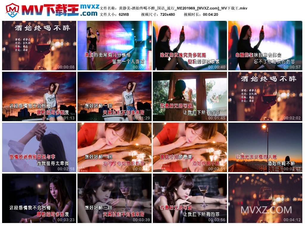 黄静美-酒始终喝不醉_国语_流行_ME201969